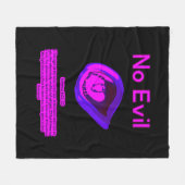 No Evil - City Jamz - Fleece Blanket (Vorderseite (Horizontal))