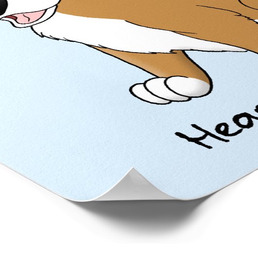 No Evil Corgi Trio Poster (Ecke)