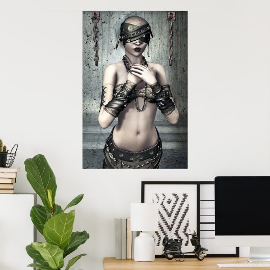 No Evil Gothic Art Poster (Heimbüro)