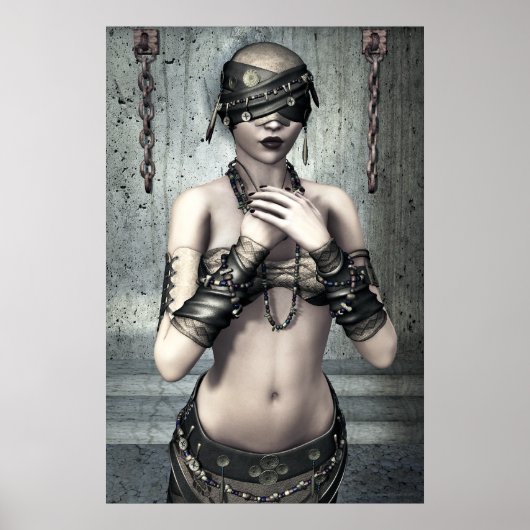 No Evil Gothic Art Poster (Vorne)