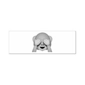No Evil Monkey - Emoji Permastempel (Design)