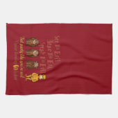 No Evil Party 60. Küchentuch (Horizontal)