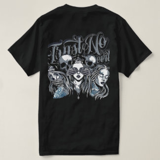 No Evil, Speak No Evil" Tattoo Flash T - Shirt