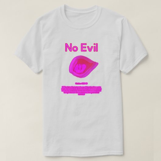 No Evil - Tahitian Sunset Logo- T-Shirt (Design vorne)