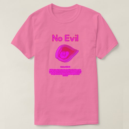 No Evil - Tahitian Sunset Logo- T-Shirt (Design vorne)