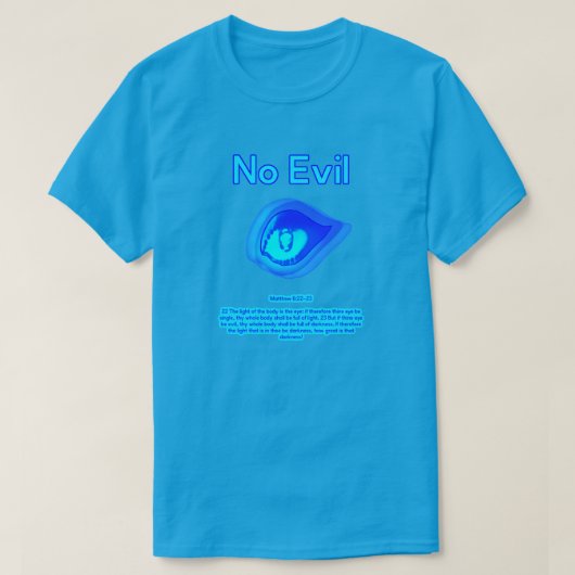 No Evil - Tropical Wave Logo - T-Shirt (Design vorne)