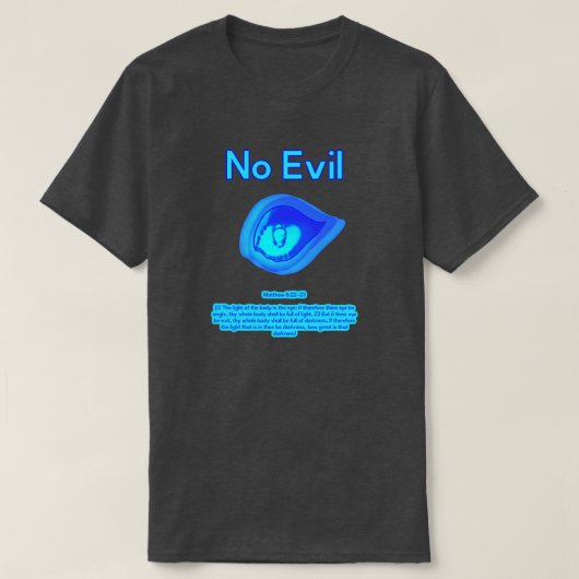 No Evil - Tropical Wave Logo - T-Shirt (Design vorne)