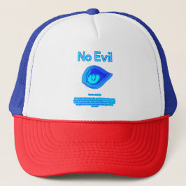 No Evil - Tropical Wave Logo - Truckerkappe