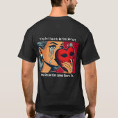 "No Excuse for Abuse" Verbal Abuse Awareness T-Shirt (Rückseite)