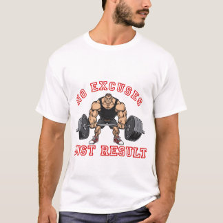 No Excuses Just Results Gym Herren T-Shirt