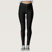 No Excuses Just Results Gym Leggings (Vorderseite)
