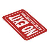 NO-EXIT-Zeichen für Tür Magnet (Rechte Seite)