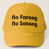 No Farang No Satang Truckerkappe (Vorderseite)