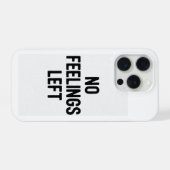 No Feelings Left Funny Phone Case iPhone Hülle (Rückseite (Horizontal))