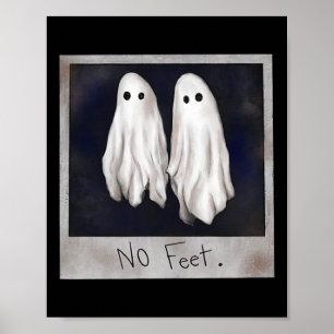 No Feet Ghost Halloween Hexe Lydia Bleach Spooky Poster