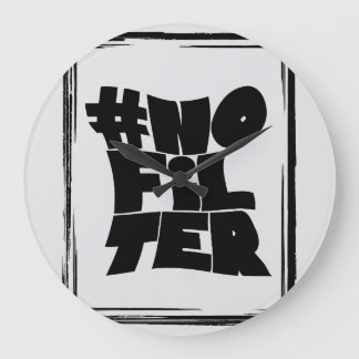 #no Filter Große Wanduhr