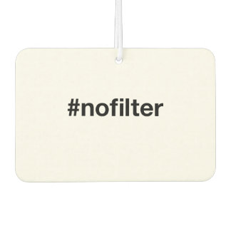 NO FILTER Hashtag Autolufterfrischer