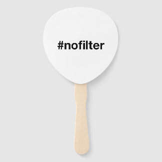 NO FILTER Hashtag Fächer