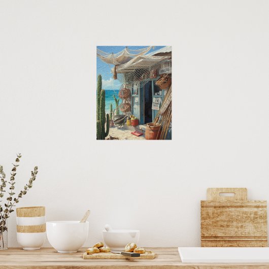 No fish today bonaire poster (Küche)