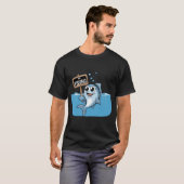 No Fishing – Funny Cartoon Fish Protest Design T-Shirt (Vorne ganz)