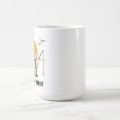 No Fishing Today Sad Stickman Fishing  Lovers Kaffeetasse (Mittel)