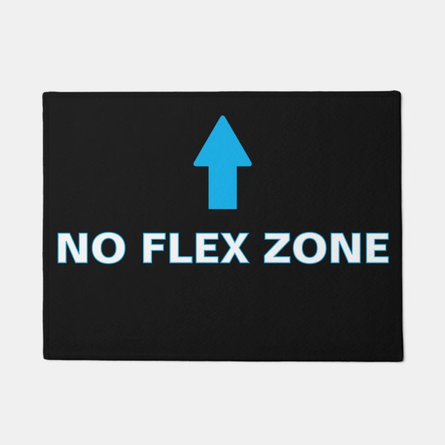 ''No Flex Zone'' Doormat Fußmatte (Vorderseite)