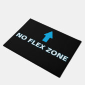 ''No Flex Zone'' Doormat Fußmatte (Schrägansicht)