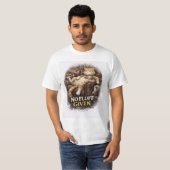 No Fluff Given Funny Lazy Cat T-Shirt | SAK Collec (Vorne ganz)