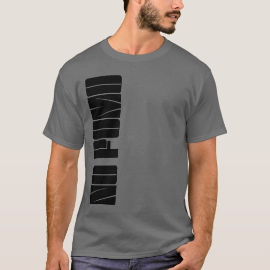 NO FOMO Bitcoin Crypto T - Shirt (Vorderseite)