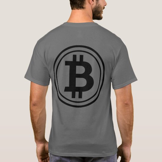 NO FOMO Bitcoin Crypto T - Shirt (Rückseite)
