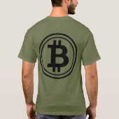 NO FOMO Bitcoin Crypto T - Shirt (Rückseite)