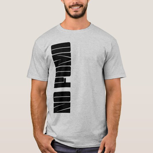 NO FOMO Bitcoin Crypto T - Shirt (Vorderseite)