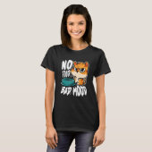 No Food Bad Mood Hungry Cat T-Shirt (Vorne ganz)