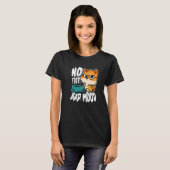 No Food Bad Mood  Hungry Cat T-Shirt (Vorne ganz)