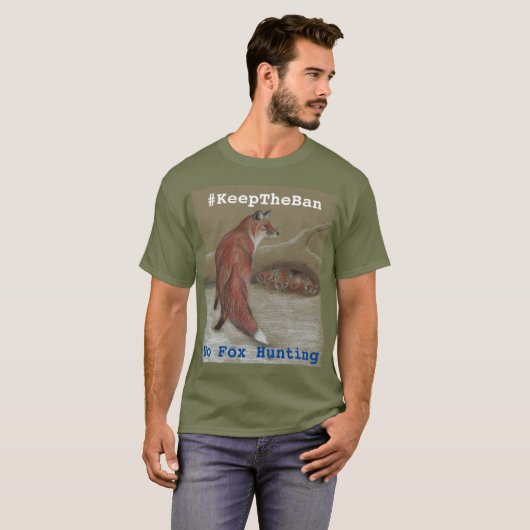 No Fox Junting #KeepTheBan T Shirt (Vorne ganz)