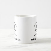 "No Friends On A Powder Day" Kaffeetasse (Mittel)