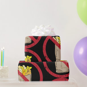 No Fries Sign Geschenkpapier