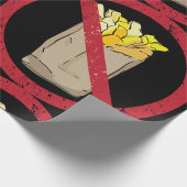 No Fries Sign Geschenkpapier