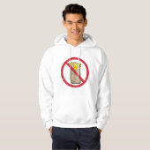 No Fries Sign Hoodie (Vorne ganz)