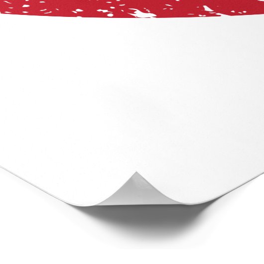 No Fries Sign Poster (Ecke)