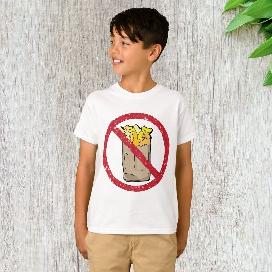 No Fries Sign T-Shirt