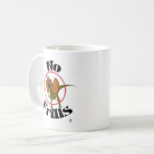 No Frills Dinosaur Stone Age Fun Time Kaffeetasse (Vorderseite Links)