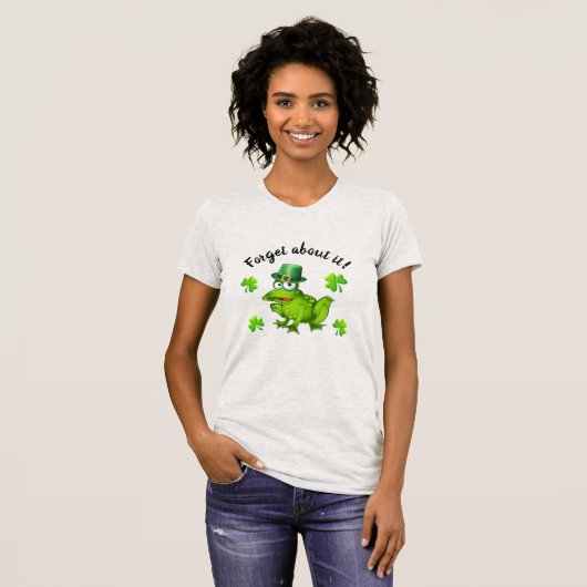 No Frog Kissin' Saint Patrick sehen zurück T-Shirt (Vorne ganz)