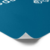 No Gaming Today Funny Gamer Sad Stickman Gaming Lo Poster (Ecke)