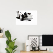 No Goal Hockey Goalie Poster (Heimbüro)