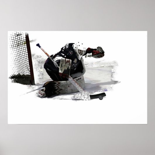 No Goal Hockey Goalie Poster (Vorne)