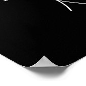 No Golf Today Funny Sad Stickman Golfer Golfers Me Poster (Ecke)