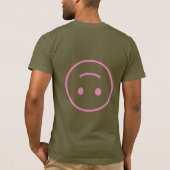 "...no good reason..." Emoji Customizable  T-Shirt (Rückseite)