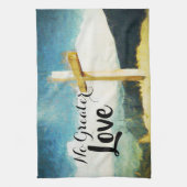 No Greater Liebe John 15:13 Schreib-Handtücher Geschirrtuch (Vertikal)