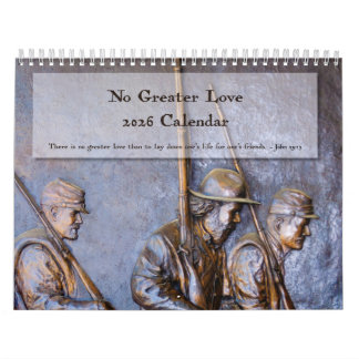 No Greater Love 2026 Calendar Kalender